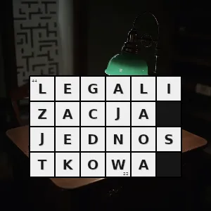 Rozwiązanie krzyżówki: legalizacja pierwotna - legalizacja jednostkowa | hasła, synonimy i podpowiedzi Hasło krzyżówkowe legalizacja pierwotna - legalizacja jednostkowa – rozwiązanie, synonimy, podpowiedzi i definicje krzyżówkowe